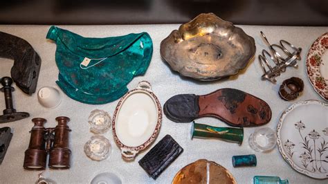 treasures recovered from the titanic.